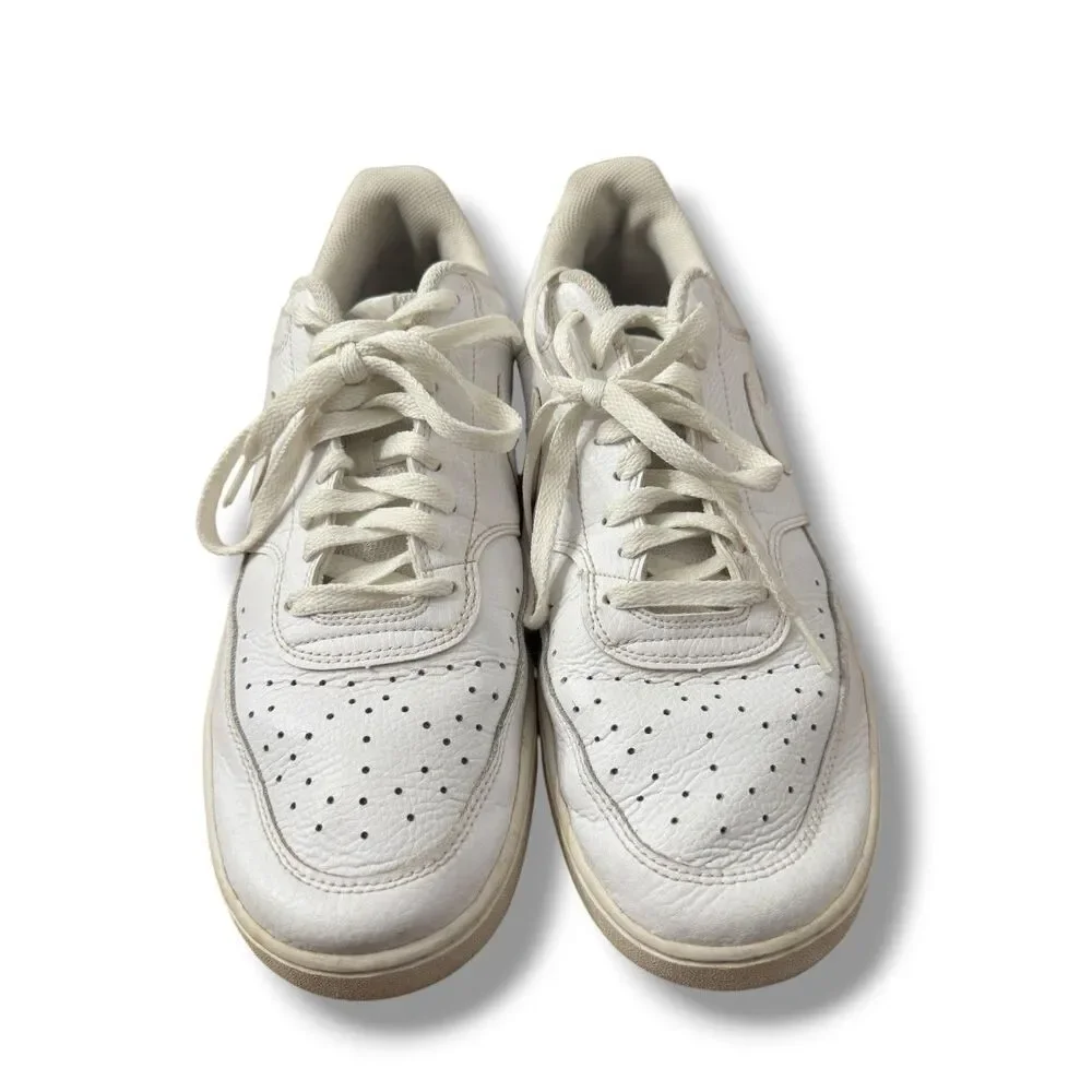 Nike Court Vision Low Triple White CD5463-100 Activewear Women’s Size 11